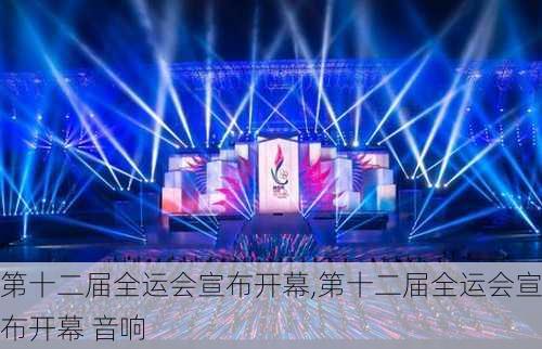 第十二届全运会宣布开幕,第十二届全运会宣布开幕 音响