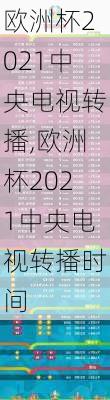 欧洲杯2021中央电视转播,欧洲杯2021中央电视转播时间