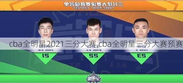 cba全明星2021三分大赛,cba全明星三分大赛预赛