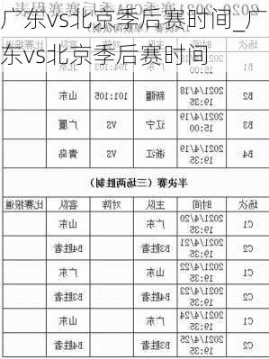 广东vs北京季后赛时间_广东vs北京季后赛时间