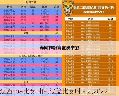 辽篮cba比赛时间,辽篮比赛时间表2022