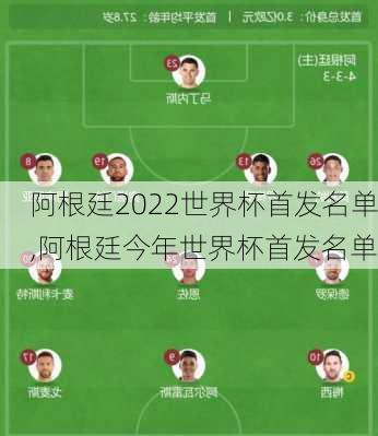 阿根廷2022世界杯首发名单,阿根廷今年世界杯首发名单