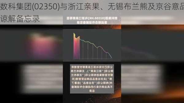 数科集团(02350)与浙江亲果、无锡布兰熊及京谷意品签署战略
谅解备忘录