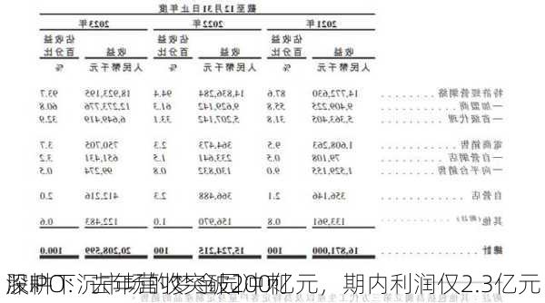 深耕下沉市场的梦金园冲刺
股IPO：去年营收突破200亿元，期内利润仅2.3亿元