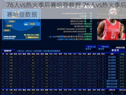 76人vs热火季后赛哈登数据,76人vs热火季后赛哈登数据