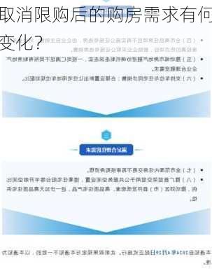 取消限购后的购房需求有何变化？