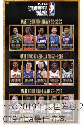 nba2019年最佳阵容,2019 nba最佳阵容