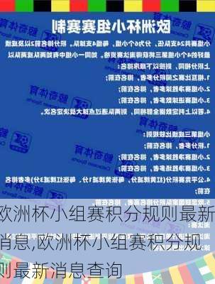 欧洲杯小组赛积分规则最新消息,欧洲杯小组赛积分规则最新消息查询