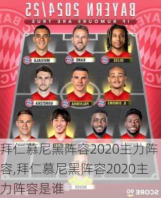 拜仁慕尼黑阵容2020主力阵容,拜仁慕尼黑阵容2020主力阵容是谁