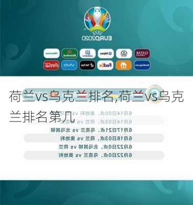 荷兰vs乌克兰排名,荷兰vs乌克兰排名第几